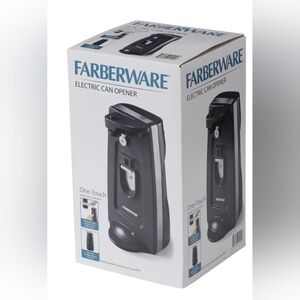 Farberware Black and Silver Electric Can Opener